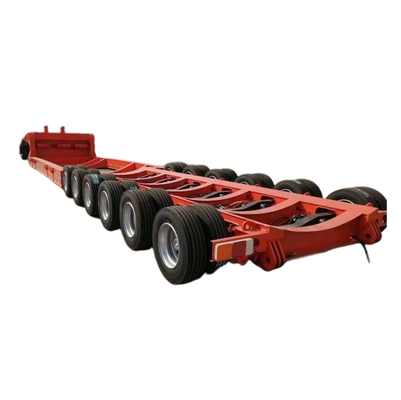 ICMC 3-Axis 60 T 80 120 طن شبه مقطورة منخفضة السرير مع معدات هبوط قياسية 28 طن