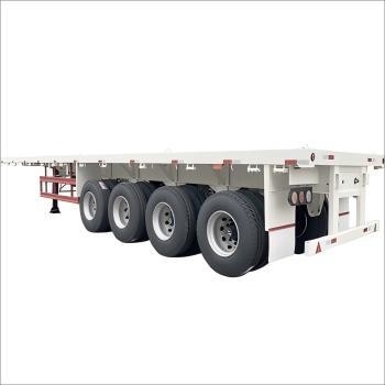 CIMC 40 45ft الفولاذ 4Axle مصممة للنقل الثقيل للشحن من الشحنات ذات الحجم الكبير والحاويات