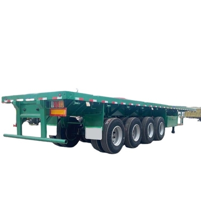 شاحنة الحاويات الفولاذية النصفية المقطورة مع نظام مكابح Wabco