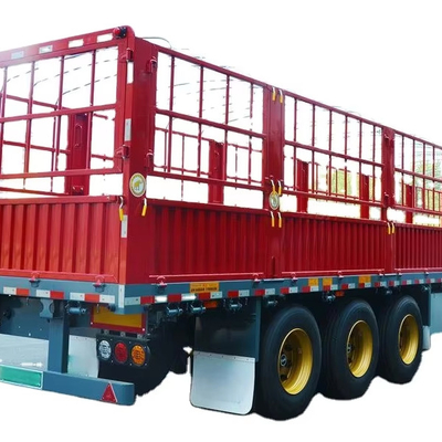 CIMC 12400*2500*2000mm الوزن الحد 7T 12.4M 3 محور 10 قطعة ربيع ورقة 19T أوتريجر عمل واحد 40T حمولة مفيدة