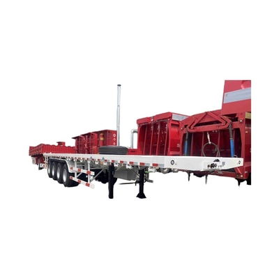 شاحنة الحاويات الفولاذية النصفية المقطورة مع نظام مكابح Wabco