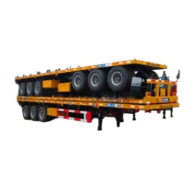 شاحنة الحاويات الفولاذية النصفية المقطورة مع نظام مكابح Wabco