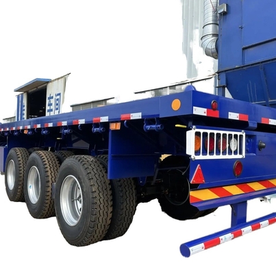 شاحنة الحاويات الفولاذية النصفية المقطورة مع نظام مكابح Wabco