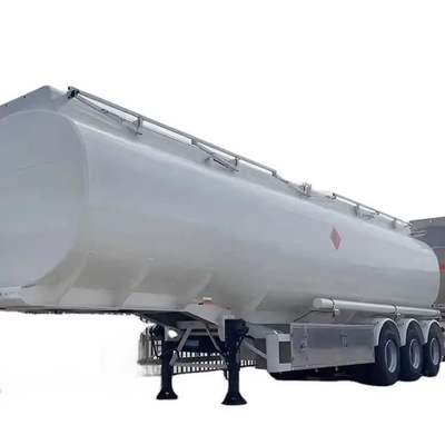 CIMC SA240 الفولاذ المقاوم للصدأ 3 محاور فولاذ عالية المقاومة مع العزل الفراغ الضغط التخفيفي ناقل الغاز الغازي المسال نصف مقطورة