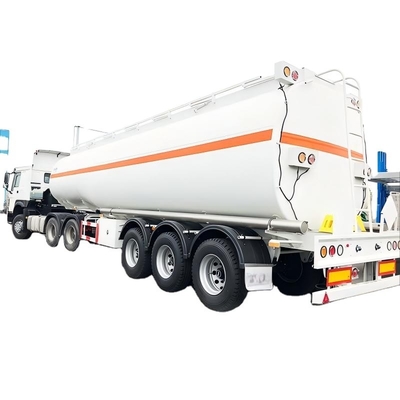 CIMC 3 محور 30000L / 40000L / 50000L / 60000L كربون / زيت الفولاذ المقاوم للصدأ / وقود / وقود الديزل / البنزين / الماء / ناقلة الحليب شاحنة نصف مقطورة
