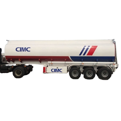 CIMC أحدث عملية الصلب عالية القوة ثلاثة محاور خزان النفط نصف مقطورة