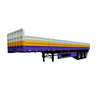 الحائط الجانبي الثقيل المحسن الحاوية شبه المقطورة متعددة الاستخدامات حل نقل دائم وفعال لجميع احتياجات الشحن