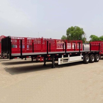CIMC 3AXLES نصف مقطورة شقة