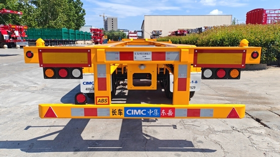 CIMC نقل الحاويات 2/ 3 محور هيكل نصف مقطورة