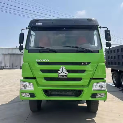HOWO 371HP علبة التروس اليدوية ذات 10 سرعات الحمولة المفيدة من 25 إلى 30 طن شاحنة نقل نقل ثقيلة