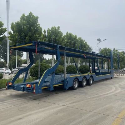 مقطورة نقل سيارات ذات 3 محاور وطابقين لنقل سيارات الدفع الرباعي/المركبات على الطرق الوعرة/المركبات متعددة الاستخدامات/المركبات متعددة الأغراض شبه المقطورة