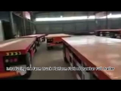 CIMC نصف مقطورة مسطحة